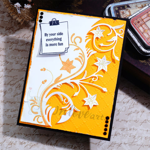 Inlovearts Leaves Wave Border Cutting Dies
