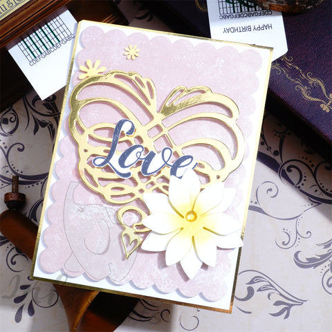 Inlovearts Line Heart Cutting Dies