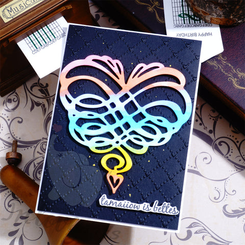 Inlovearts Line Heart Cutting Dies