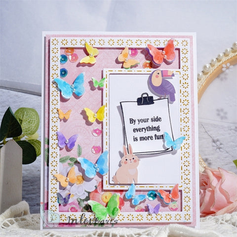 Inlovearts Little Butterfly Frame Cutting Dies