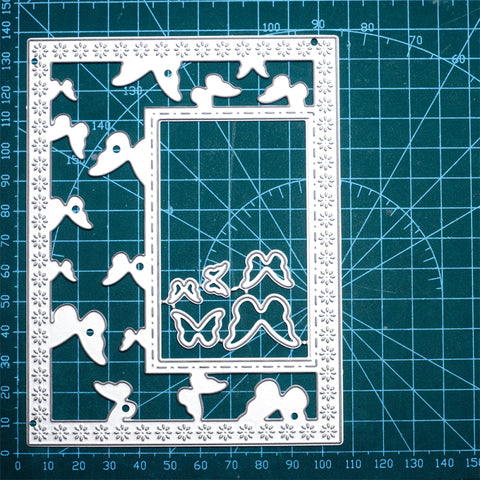 Inlovearts Little Butterfly Frame Cutting Dies