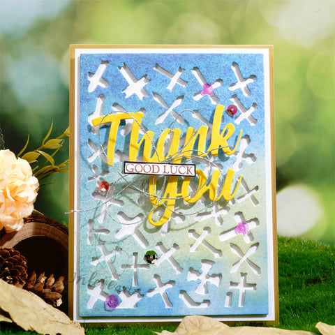Inlovearts Little Cross Background Board Cutting Dies