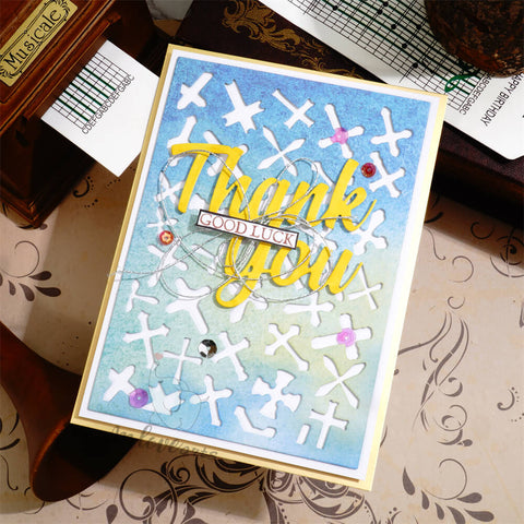 Inlovearts Little Cross Background Board Cutting Dies