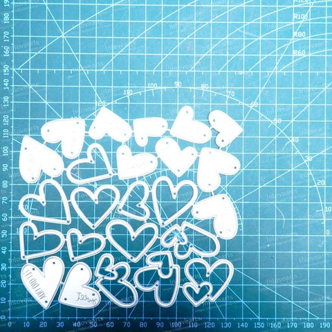 Inlovearts Little Heart Series Cutting Dies