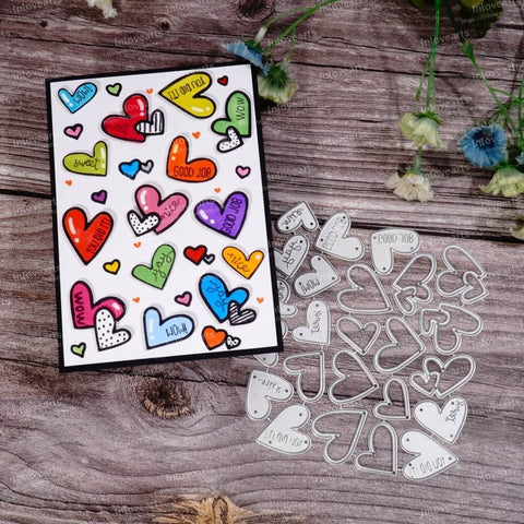 Inlovearts Little Heart Series Cutting Dies