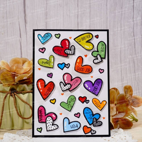 Inlovearts Little Heart Series Cutting Dies