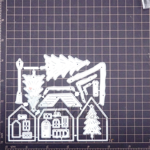 Inlovearts Little House and Tree Cutting Dies