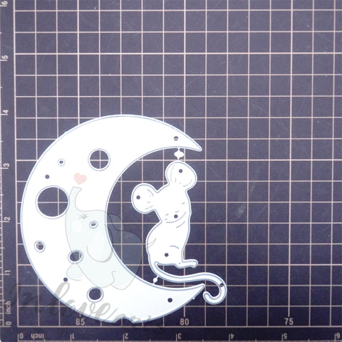 Inlovearts Little Mouse on the Moon Cutting Dies