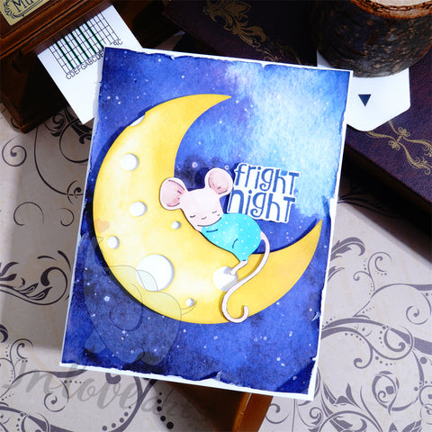 Inlovearts Little Mouse on the Moon Cutting Dies
