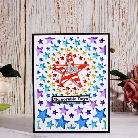 Inlovearts Little Star Background Board Cutting Dies