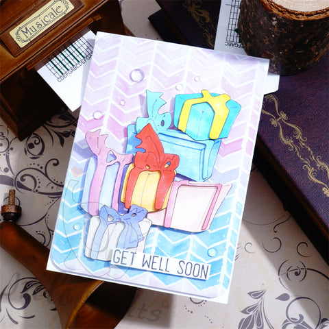 Inlovearts Lots of Gift Boxes Cutting Dies