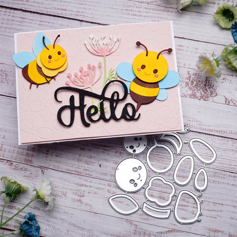 Inlovearts Lovely Bees Cutting Dies