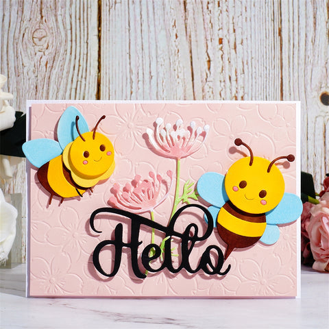 Inlovearts Lovely Bees Cutting Dies