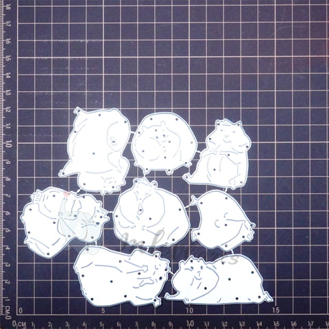 Inlovearts Lovely Hamster Cutting Dies