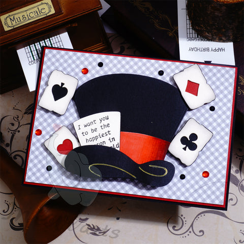 Inlovearts Magic Hat Cutting Dies