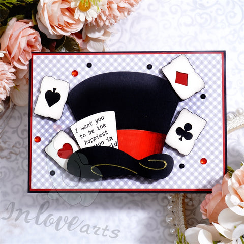 Inlovearts Magic Hat Cutting Dies