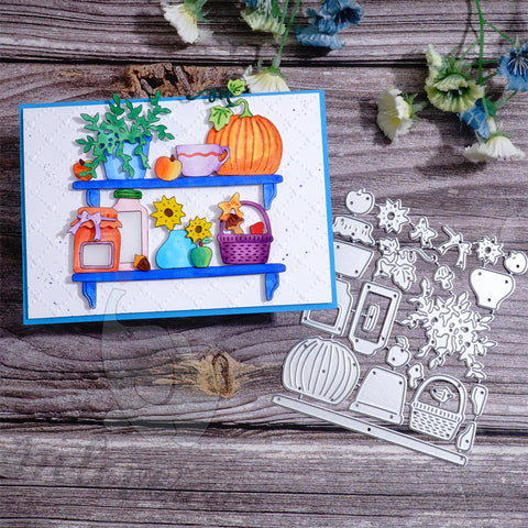 Inlovearts Many Things on the Shelf Cutting Dies
