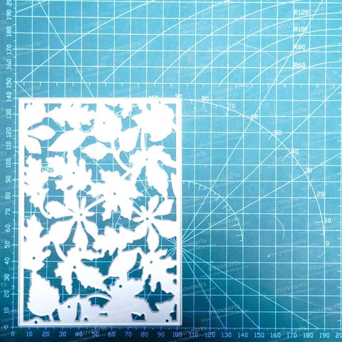 Inlovearts Maple Leaf Background Board Cutting Dies
