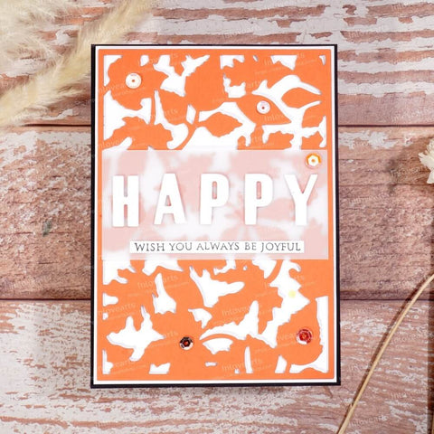 Inlovearts Maple Leaf Background Board Cutting Dies