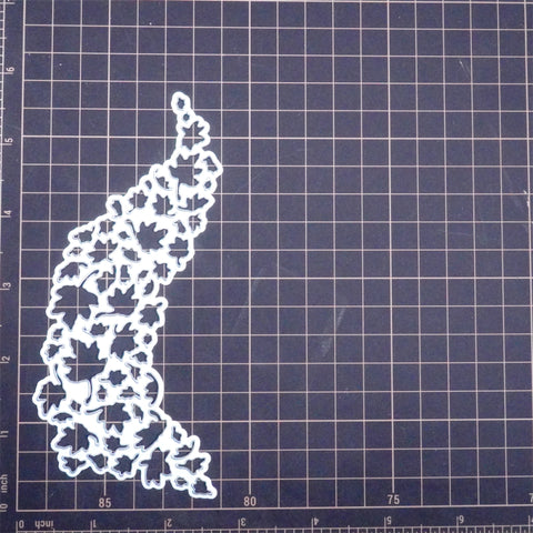 Inlovearts Maple Leaf Wave Border Cutting Dies