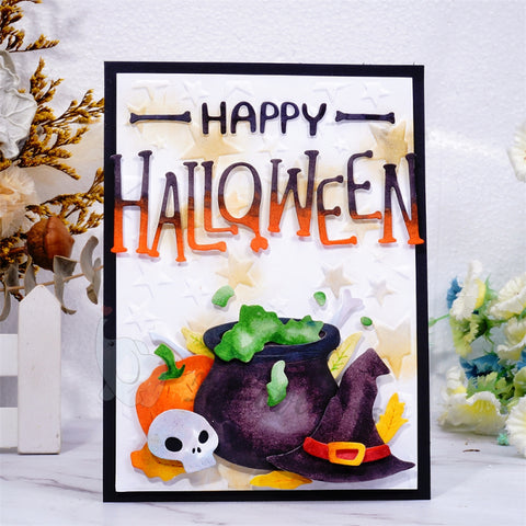 Inlovearts Medicine Jar and "HALLWEEN" Word Cutting Dies