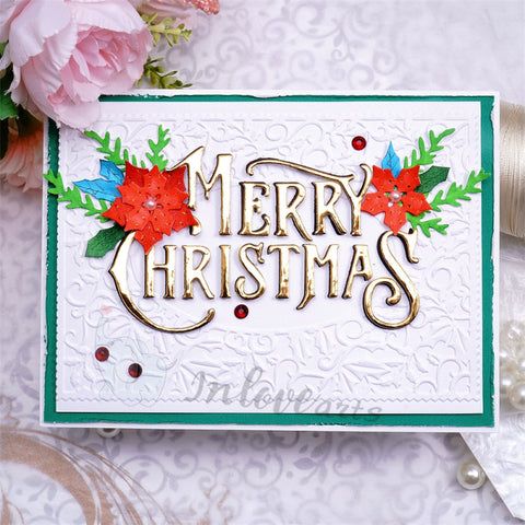 Inlovearts "Merry Christmas" Word Cutting Dies