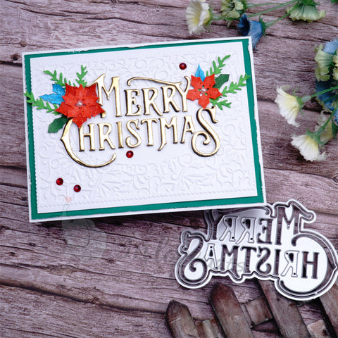 Inlovearts "Merry Christmas" Word Cutting Dies