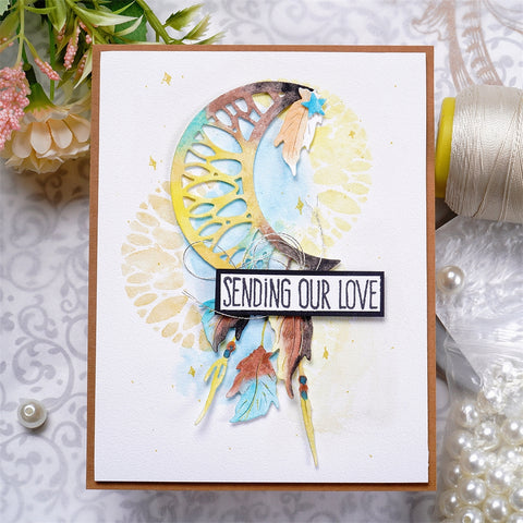 Inlovearts Moon Dreamcatcher Cutting Dies