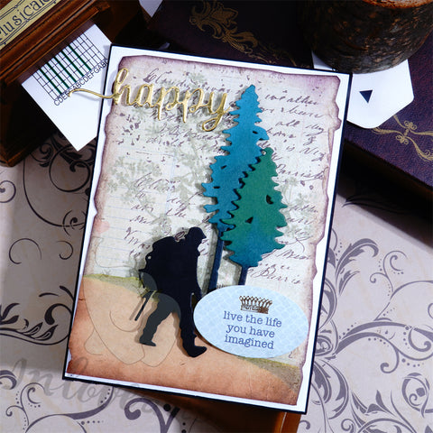 Inlovearts Mountain Climber Cutting Dies