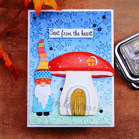 Inlovearts Mushroom House Cutting Dies