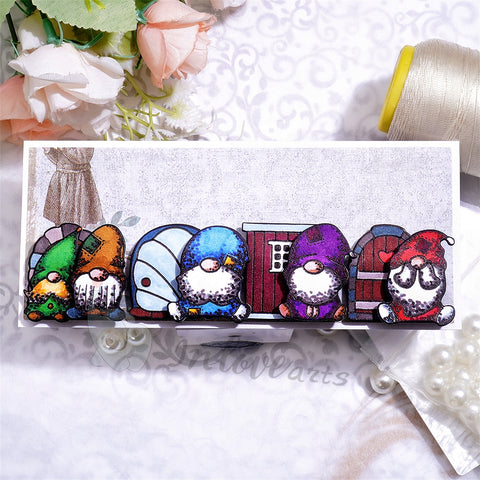 Inlovearts Naughty Gnome and Wooden Door Cutting Dies