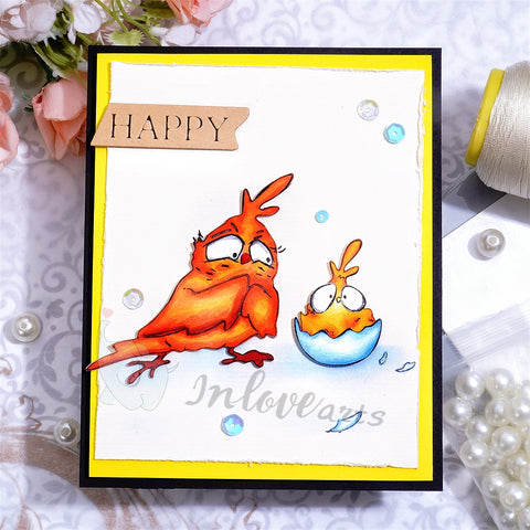 Inlovearts Newborn Chick Cutting Dies