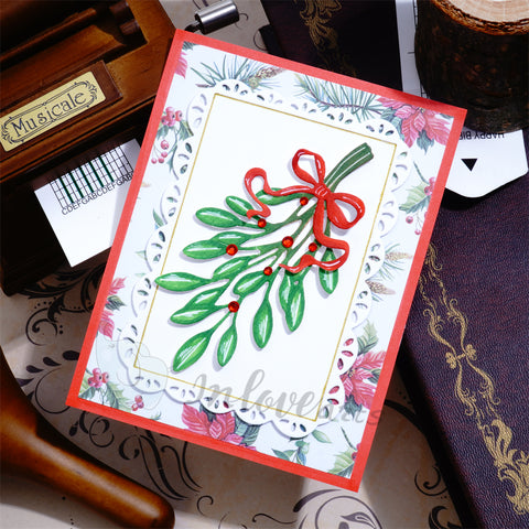 Inlovearts Olive Branch Cutting Dies