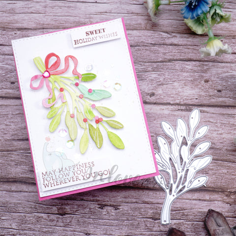 Inlovearts Olive Branch Cutting Dies
