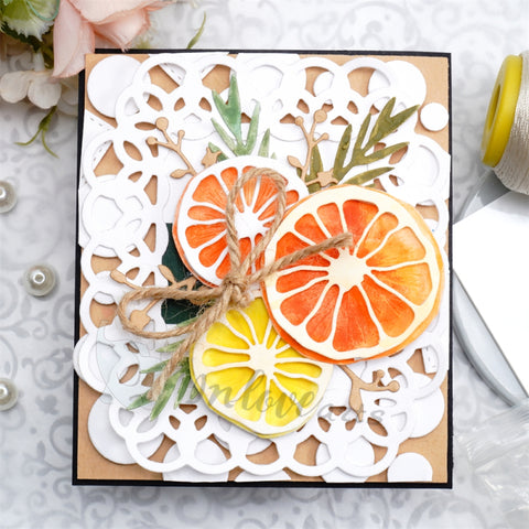 Inlovearts Orange Slices Cutting Dies