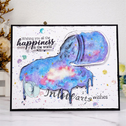 Inlovearts Overturned Pigment Bottle Cutting Dies