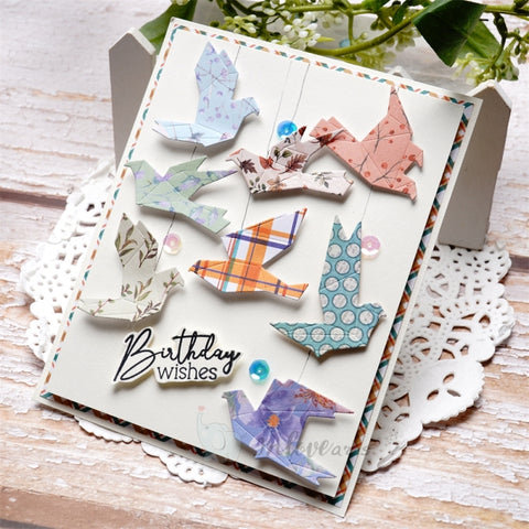Inlovearts Paper Crane Cutting Dies