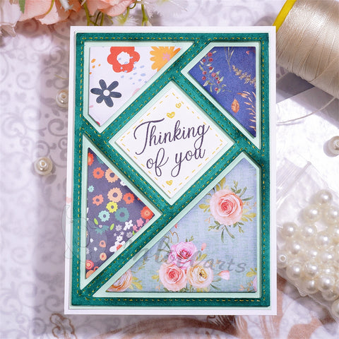 Inlovearts Patchwork Background Board Cutting Dies