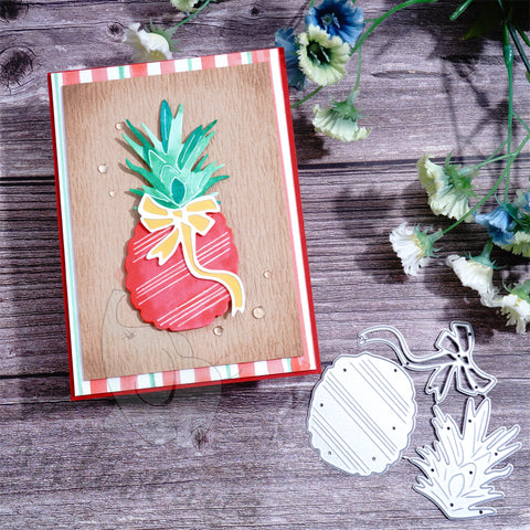 Inlovearts Pineapple with Bowknot Cutting Dies