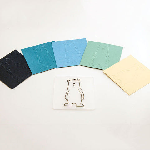Inlovearts Polar Bear Emboss Folder