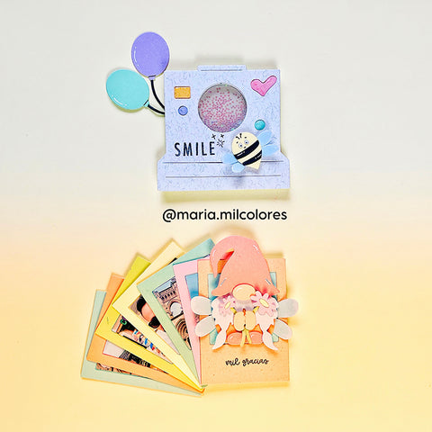 Inlovearts Polaroid Camera Cutting Dies