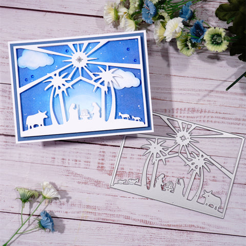 Inlovearts Prayer Background Board Cutting Dies