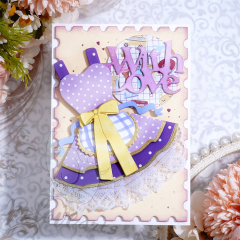 Inlovearts Pretty Dress Cutting Dies