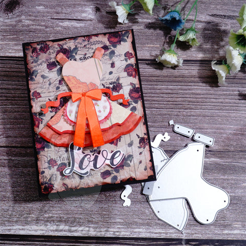 Inlovearts Pretty Dress Cutting Dies
