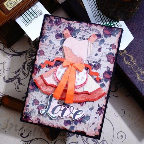 Inlovearts Pretty Dress Cutting Dies