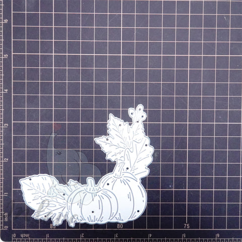 Inlovearts Pumpkin Corner Border Cutting Dies