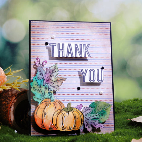 Inlovearts Pumpkin Corner Border Cutting Dies