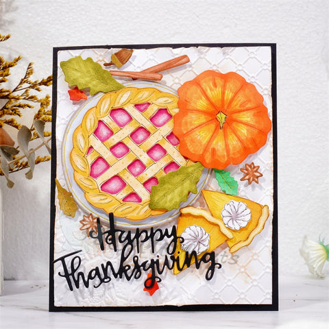 Inlovearts Pumpkin Pie Cutting Dies