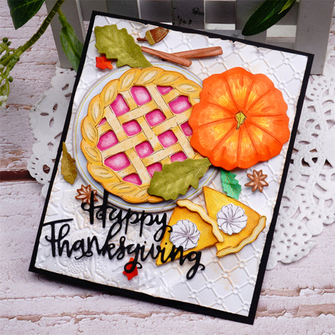 Inlovearts Pumpkin Pie Cutting Dies