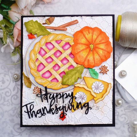 Inlovearts Pumpkin Pie Cutting Dies